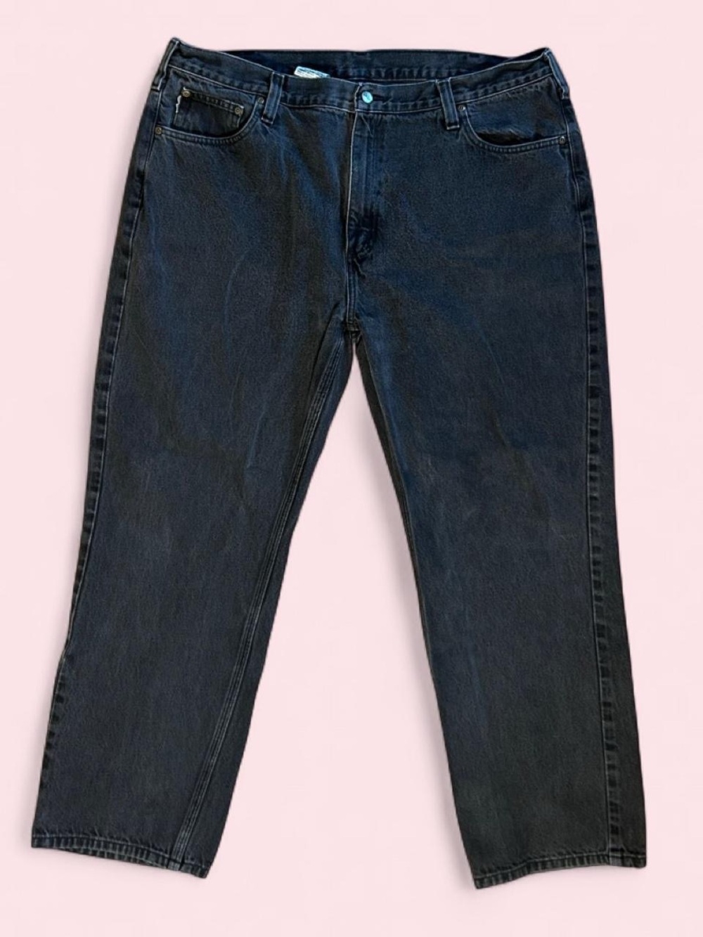 Carhartt Men’s Black Straight-Leg Jeans (Fits ~40x29)
